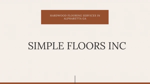 Professional Hardwood Flooring Installation Alpharetta GA