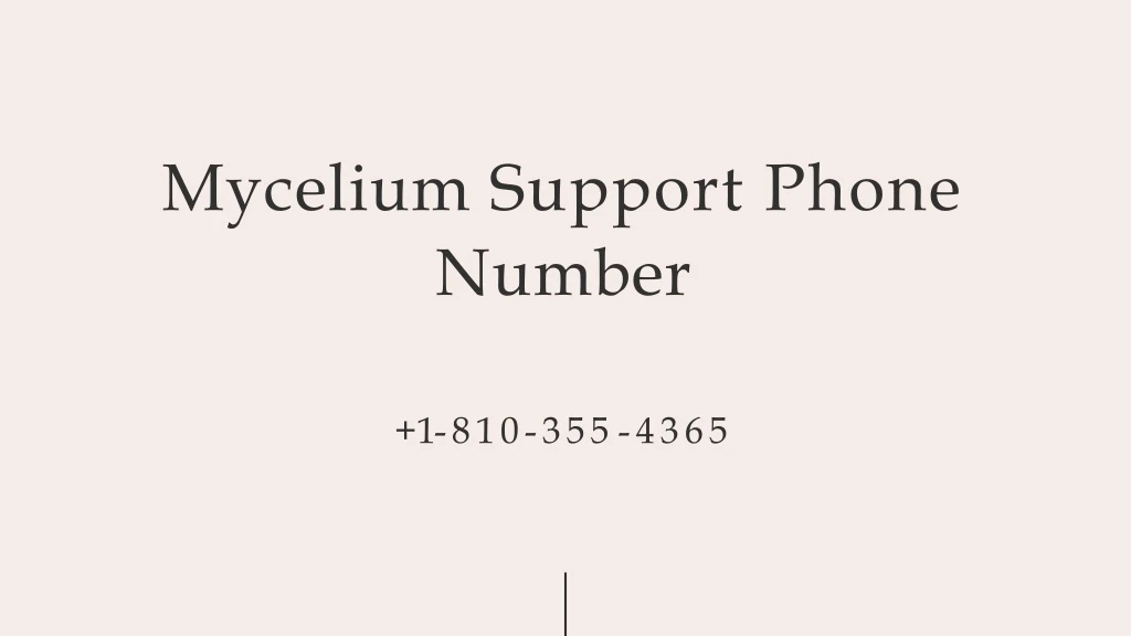 mycelium support phone number