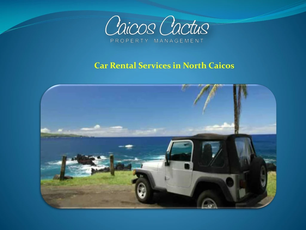 car rental services in north caicos