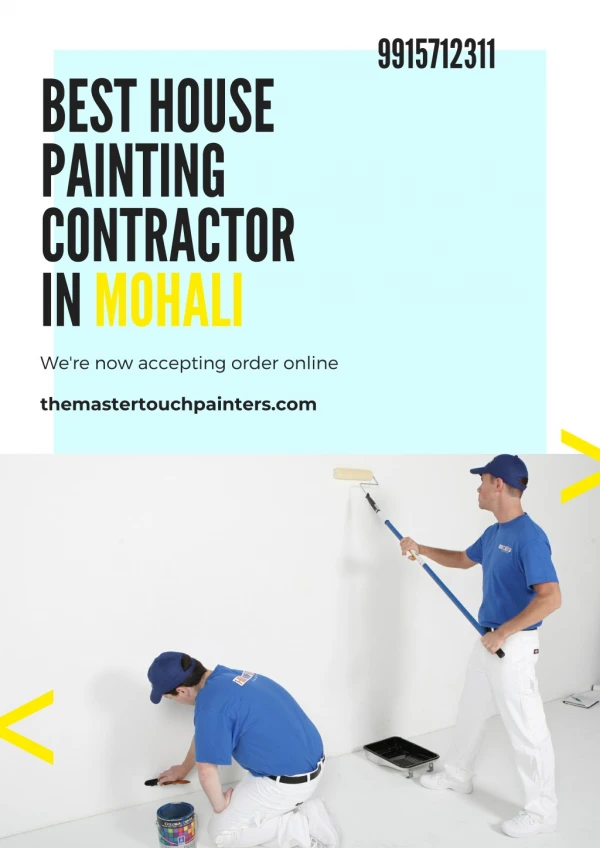 Best House Painting Contractor in Mohali - Call @9915712311