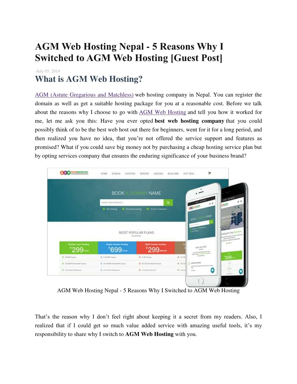 agm web hosting nepal 5 reasons why i switched