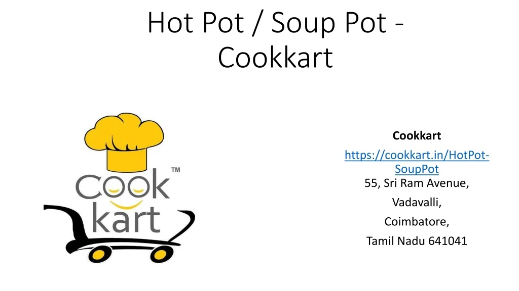 hot pot soup pot cookkart