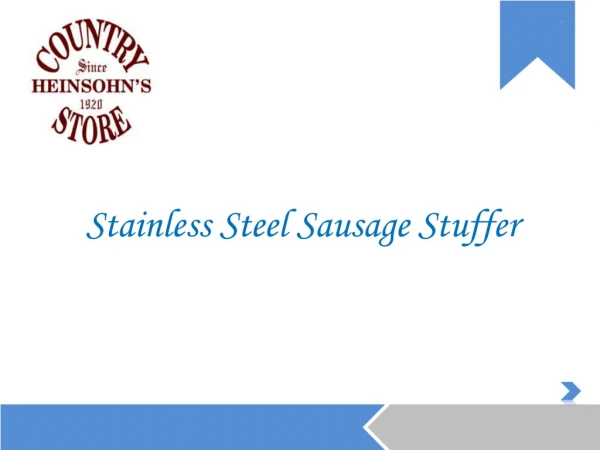 Affordable Stainless Steel Sausage Stuffer on Sale