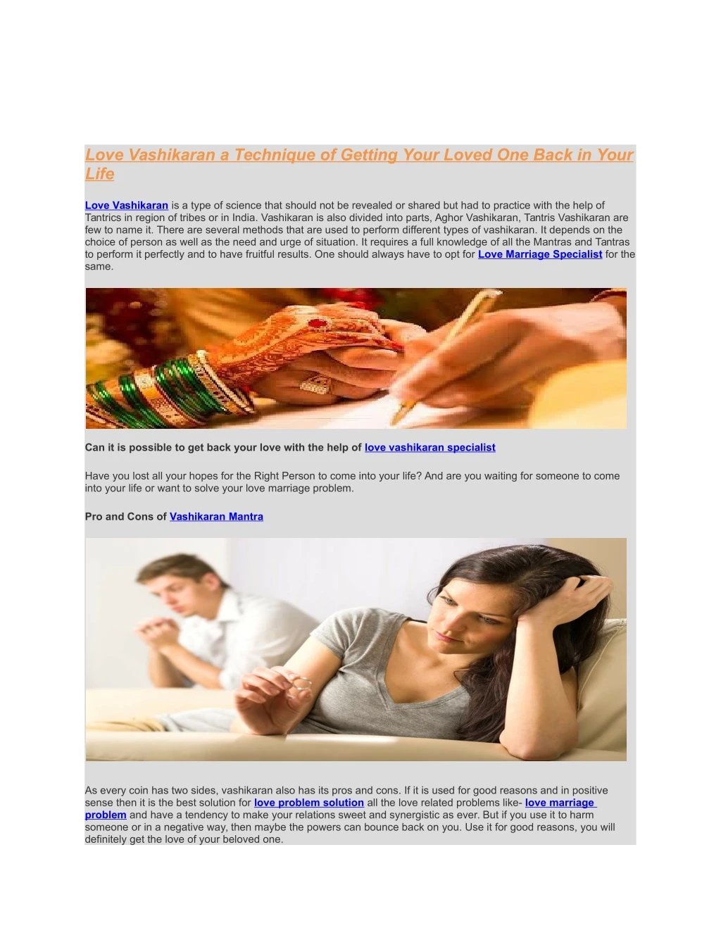 love vashikaran a technique of getting your loved