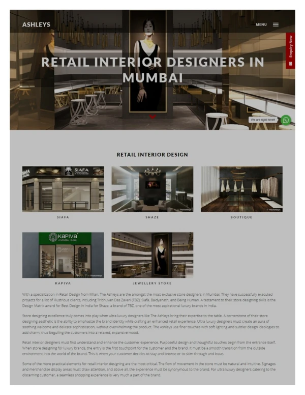 Retail Interior Designers in Mumbai