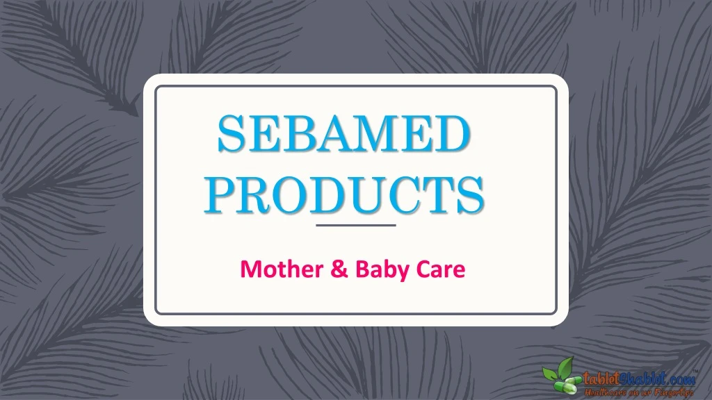 sebamed products
