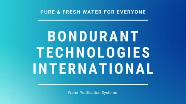 Intelligent Water Purification Systems | CARIPUR H2O – Fresh Water