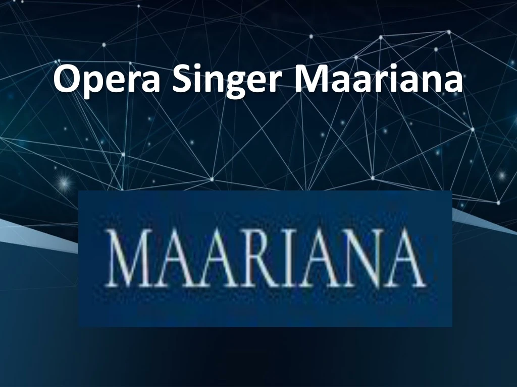 opera singer maariana