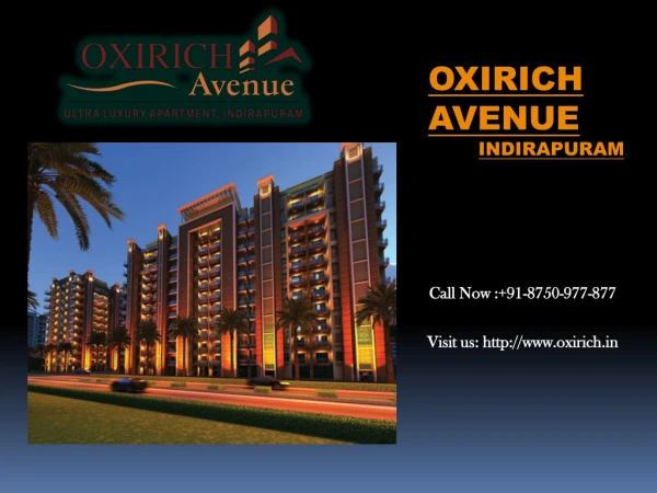 Oxirich Avenue Diwali Offer Indirapuram Ghaziabad | 8750-977-877