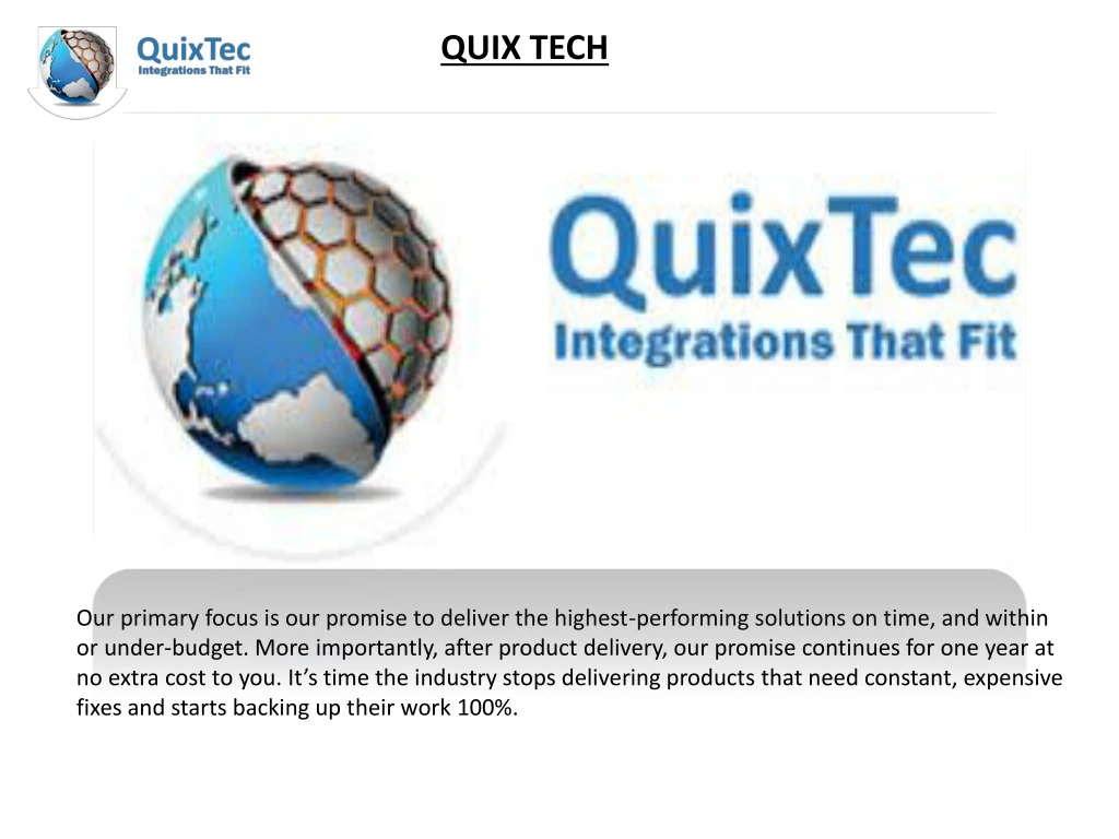 quix tech