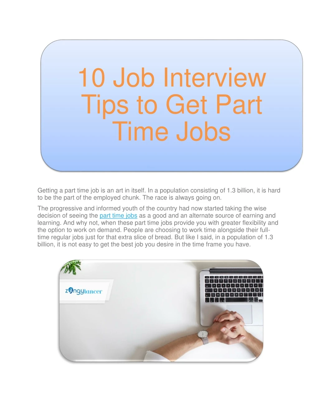 10 job interview tips to get part time jobs