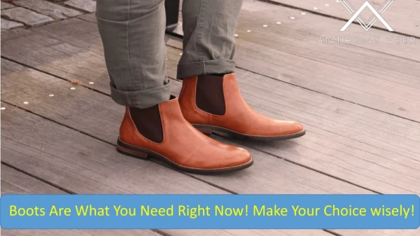 Buy Leather Boots online | Anthony Veer