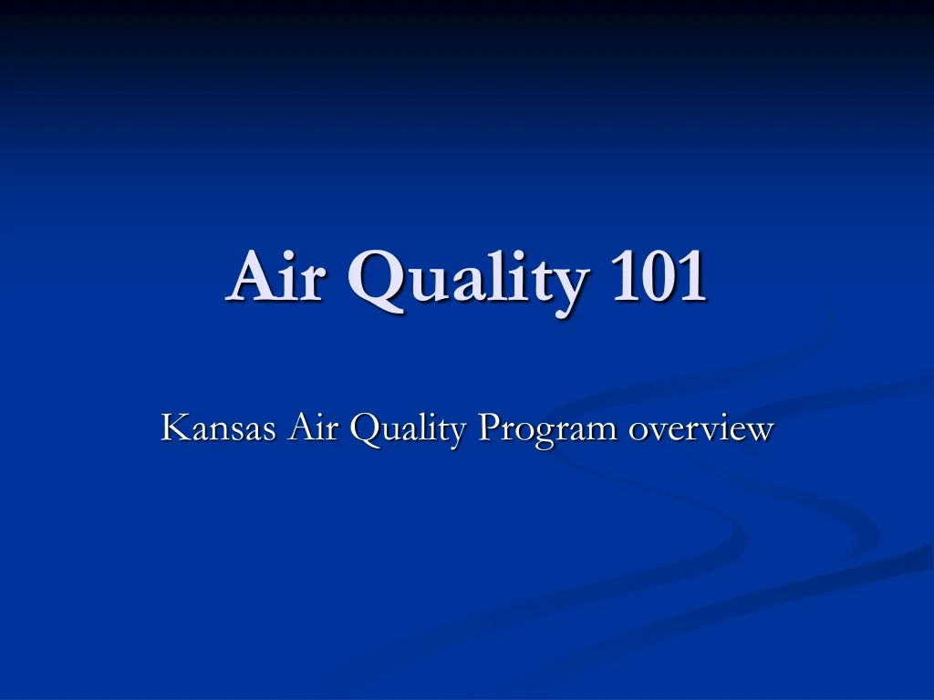 air quality 101