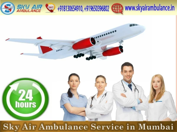 Reliable Air Ambulance in Mumbai with Unique Medical Care