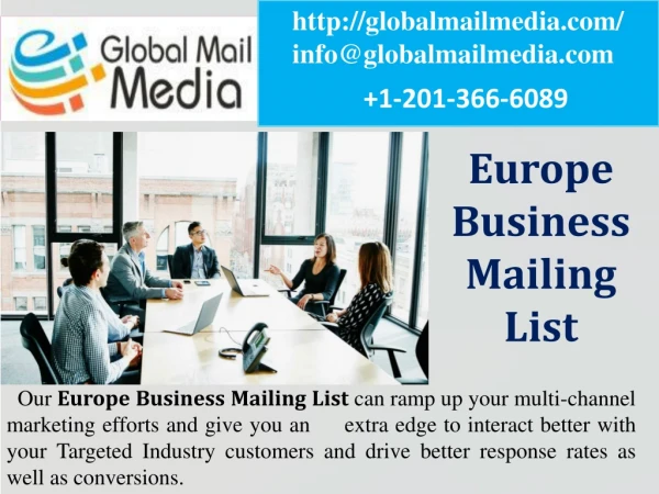 Europe Business Mailing List