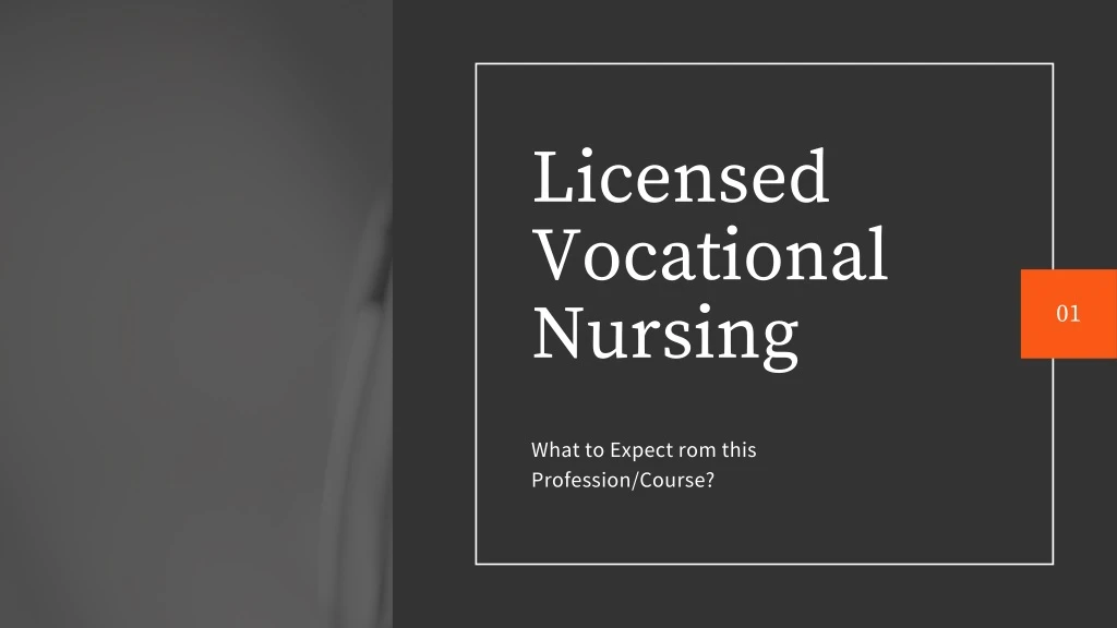 licensed vocational nursing