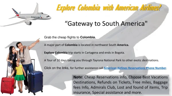 Plan your dream destination trip to Colombia