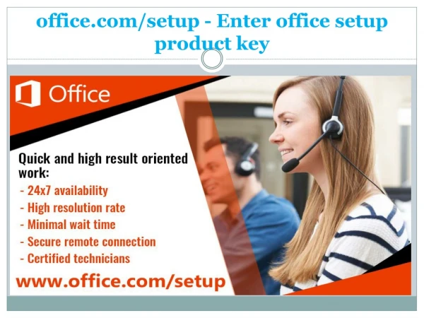 office.com/setup - Enter office setup product key