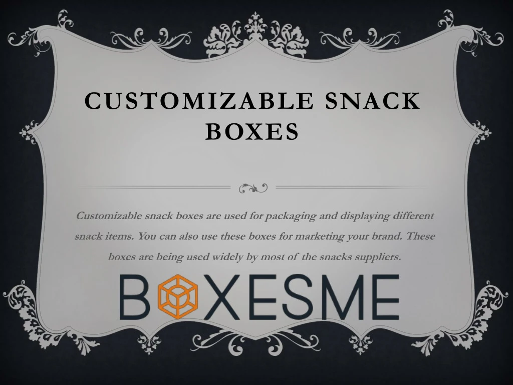 customizable snack boxes