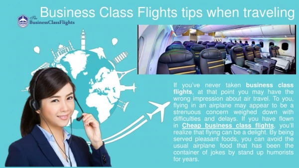 Get Experience in Business Class Flights Seats –Business Class Airfare