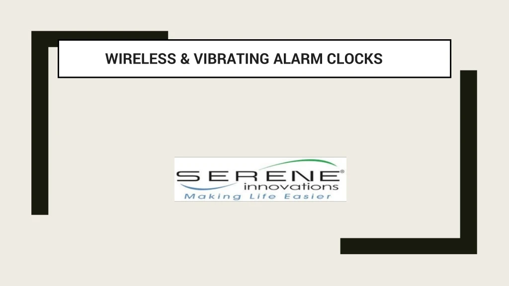 wireless vibrating alarm clocks