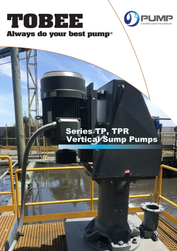 Tobee® SP SPR industrial vertical water pump