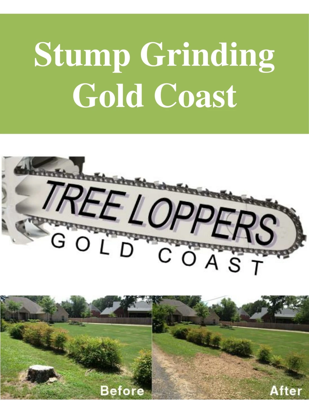 stump grinding gold coast