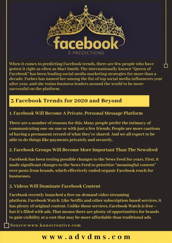 3 Facebook Trends for 2020 and Beyond