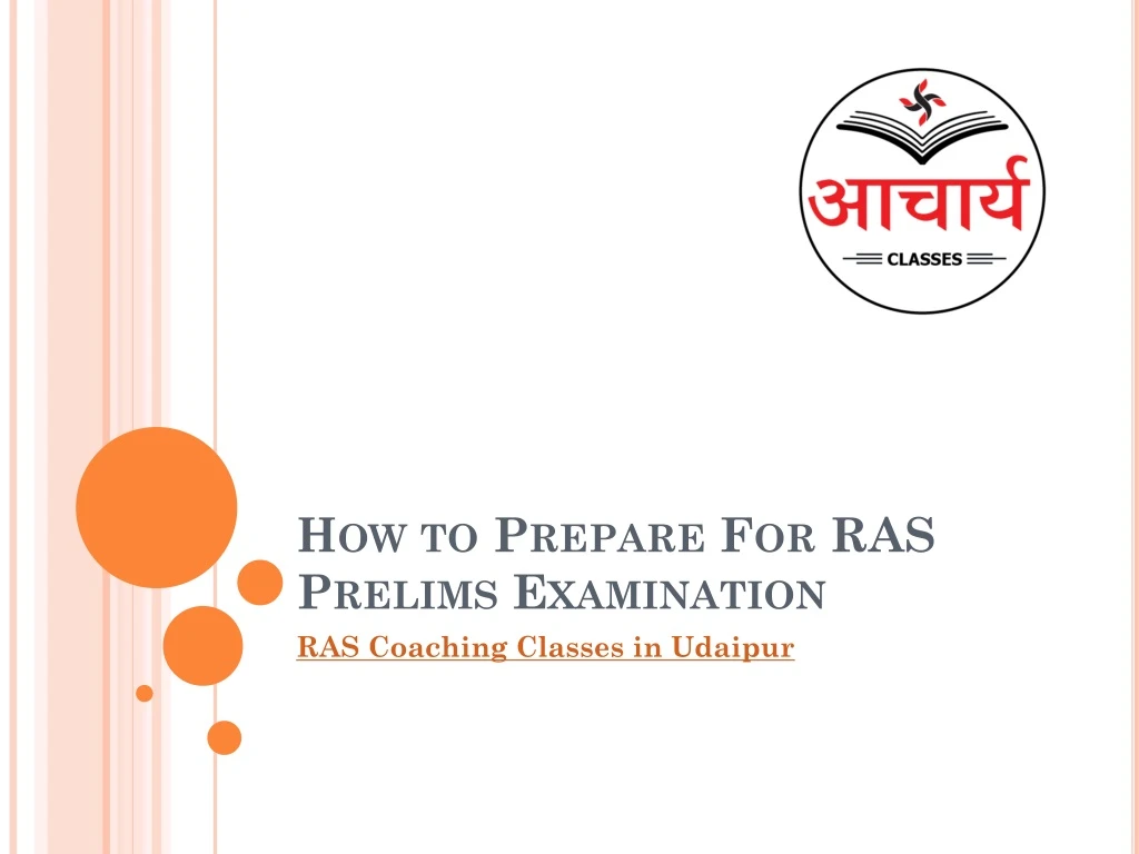 how to prepare for ras prelims examination