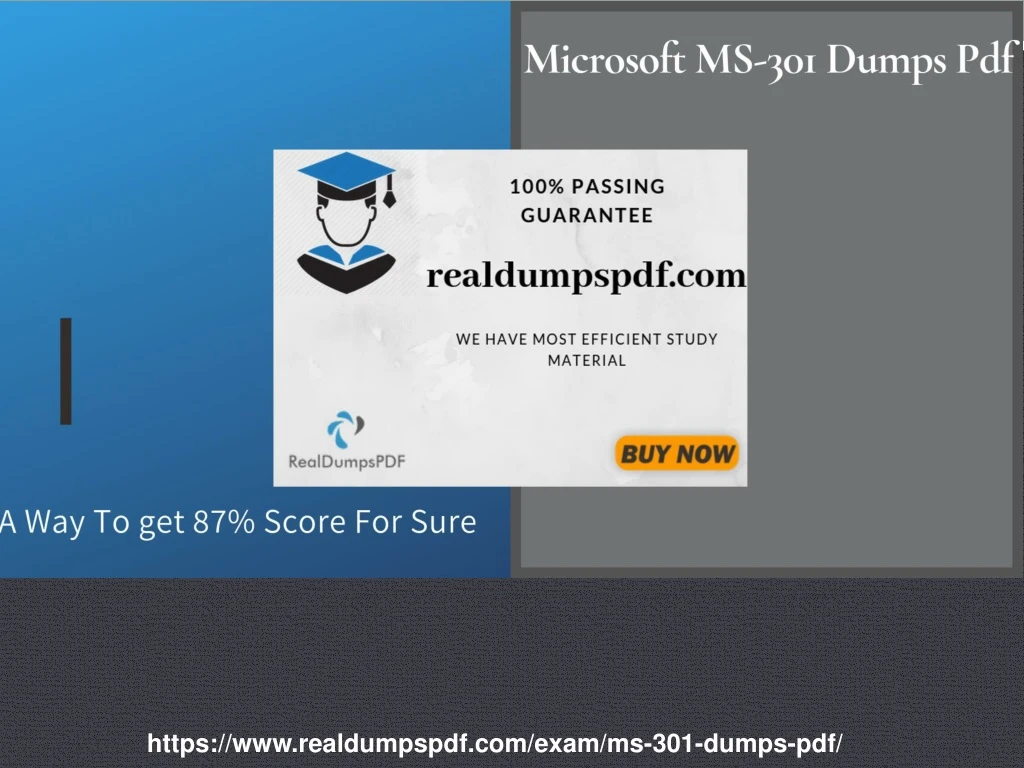 https www realdumpspdf com exam ms 301 dumps pdf
