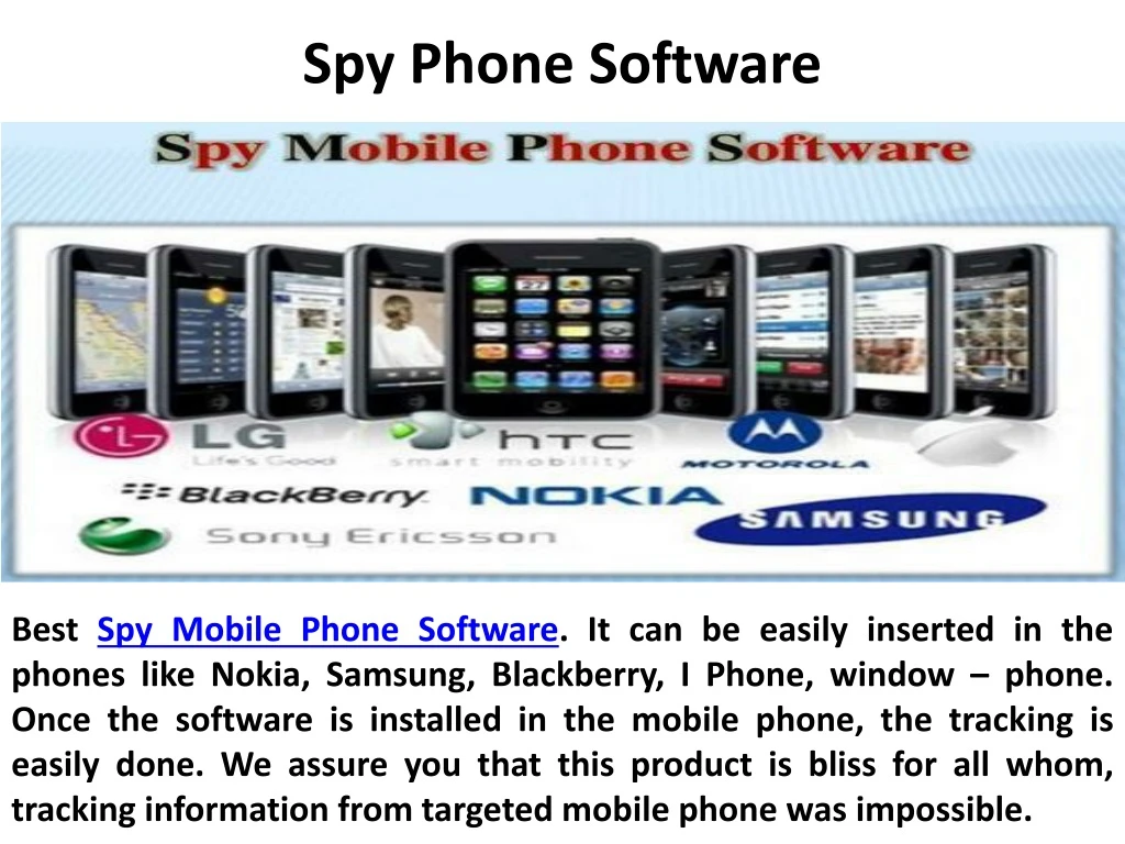 spy p hone software