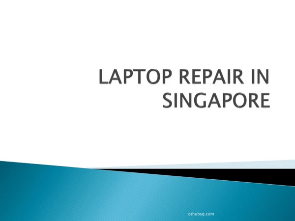 Singapore Laptop services