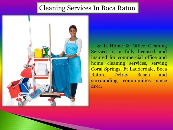 Cleaning Services in Boca Raton