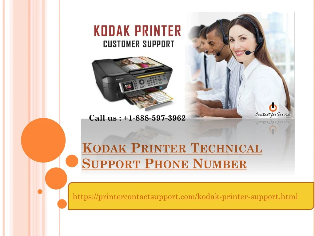kodak printer technical support phone number