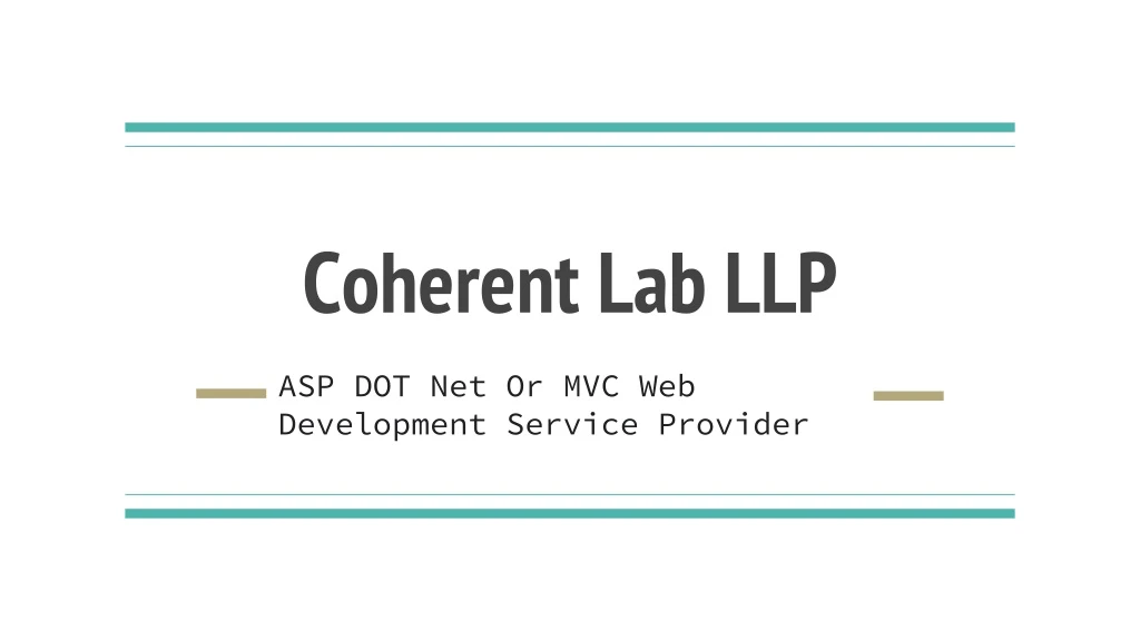 coherent lab llp