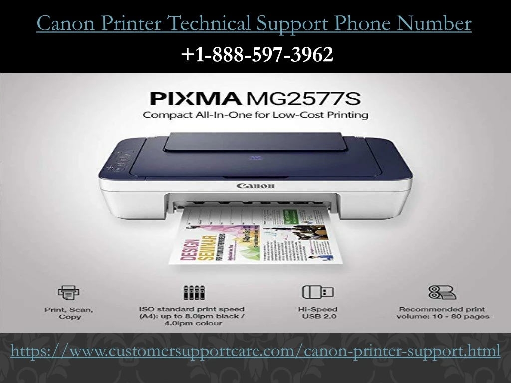 canon printer technical support phone number