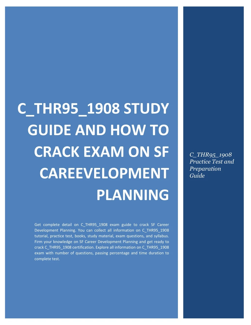 c thr95 1908 study guide and how to crack exam