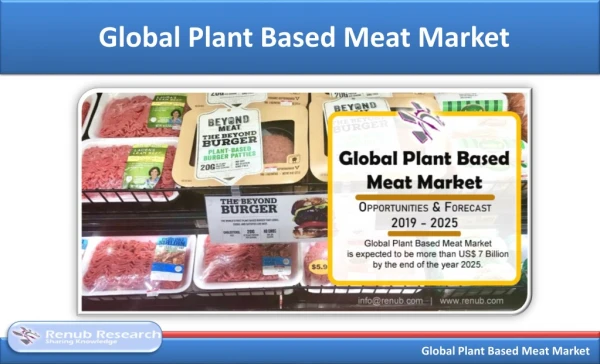 Plant Based Meat Market, Global Analysis by Source and Forecast 2019-2025