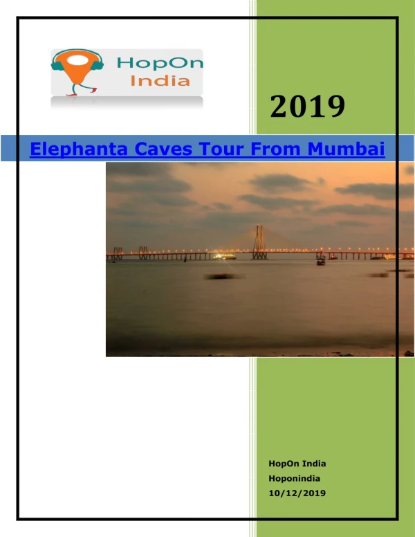 Elephanta Caves Tour From Mumbai