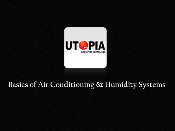 Air Conditioning & Humidity Systems