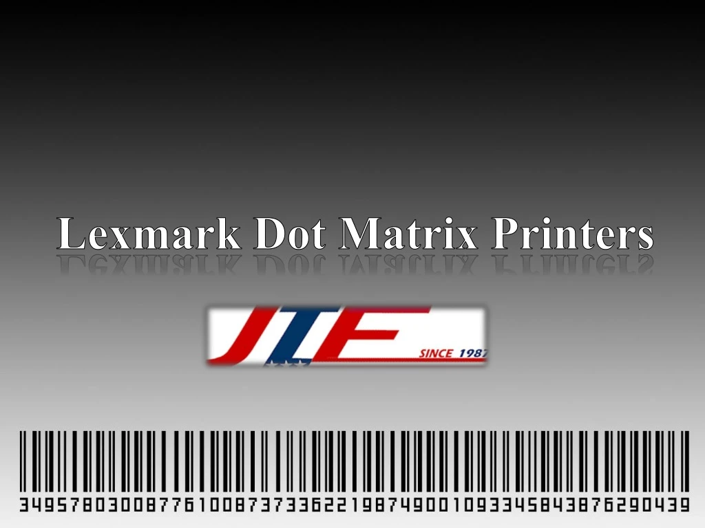 lexmark dot matrix printers