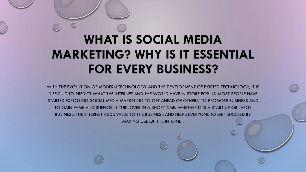 what is social media marketing why is it essential for every business