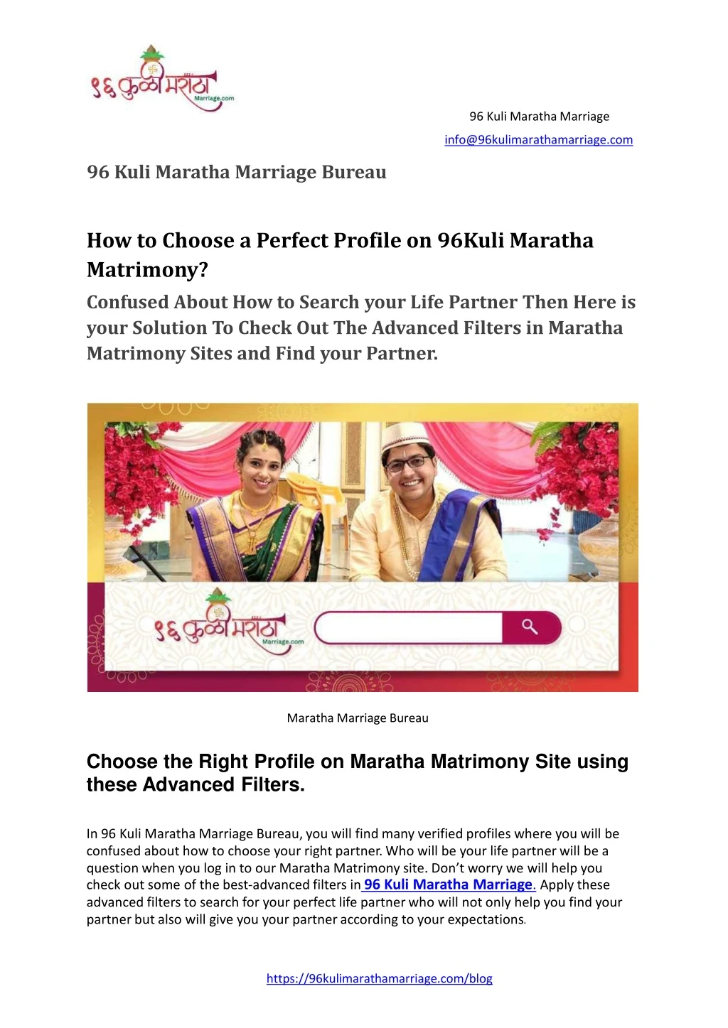 96 kuli maratha marriage
