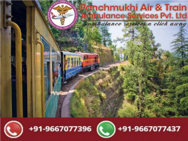 Panchmukhi Train Ambulance from Patna to Mumbai, Delhi - Reliable Enhanced Safe