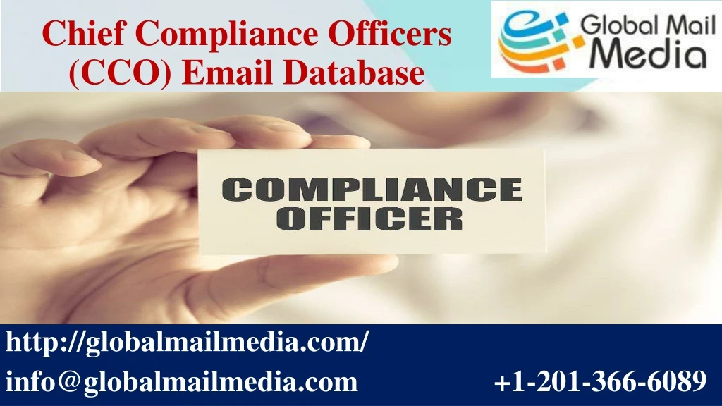 chief compliance officers cco email database