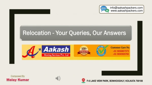 Relocation - Your Queries, Our Answers