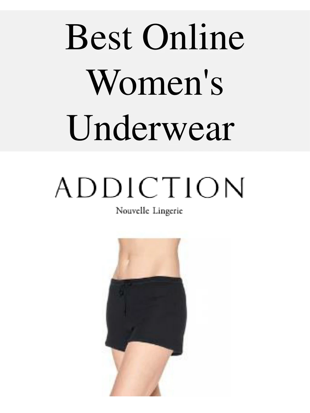 best online women s underwear