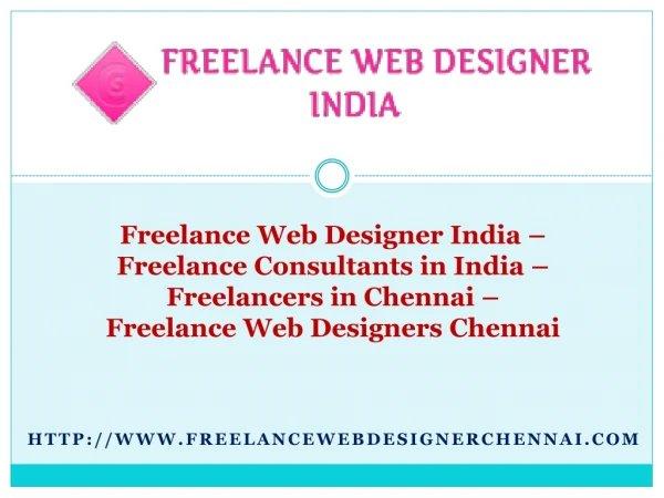 Freelance Web Designers Chennai
