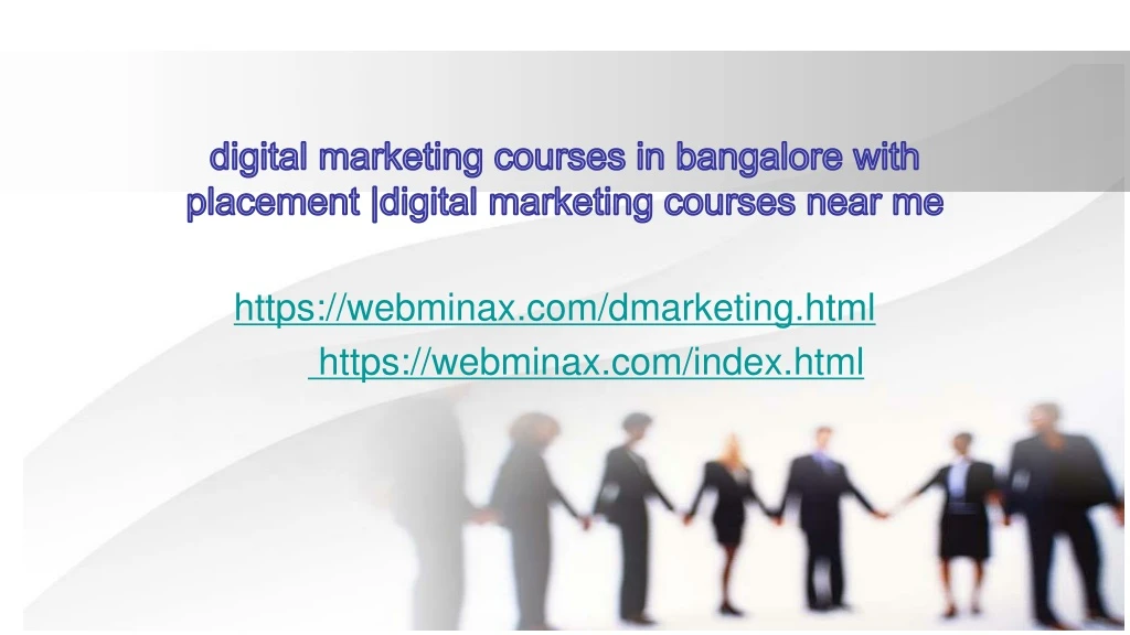 digital marketing courses in bangalore with placement digital marketing courses near me