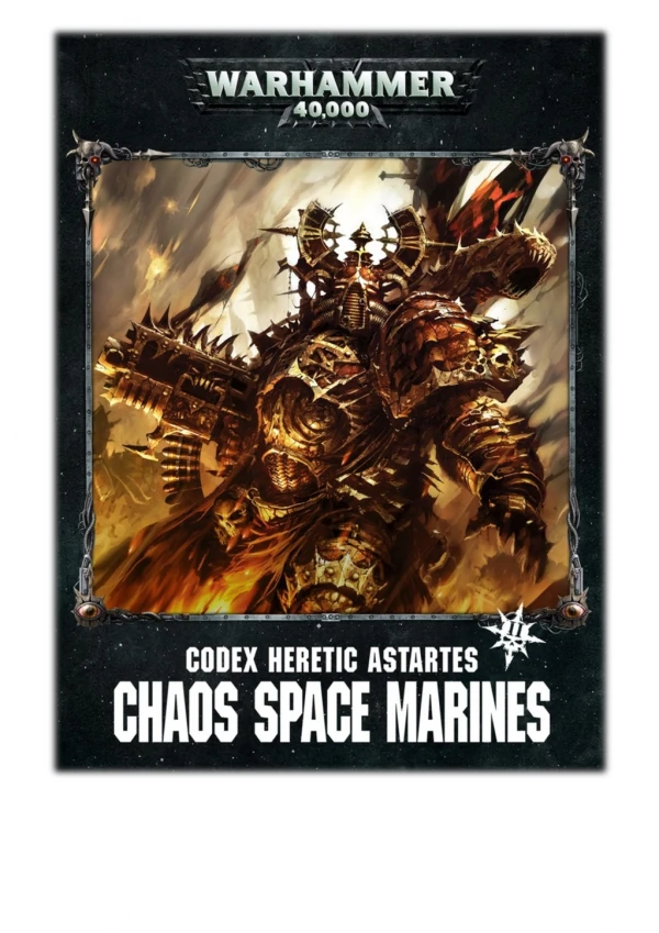 [PDF] Free Download Codex: Chaos Space Marines Enhanced Edition By Games Workshop